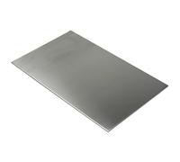 1 foglio quadrato in acciaio inossidabile 201 da 1 mm di spessore - Dimensioni personalizzabili da 50x50 mm a 400x300 mm(100x50mm)