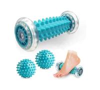 1 Foot Massage Roller And 2 Spiky Massage Ball Set