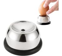 1 foratrice per uova in argento | attizzatoio per uova sode | Perforatore per uova in acciaio inox | Perforatore per uova separabili utensili da cucina per uova crude utensili speciali e gadget