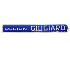 1 Fregio Stemma Targhetta Design Giugiaro Originale Laterale Logo Adesivo