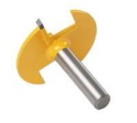 1 fresa con gambo da 8 mm for intaglio del legno, piccola for ciotole, raggio 1-1/2", larghezza 1-3/4", coltello for porta, lavorazione(03)