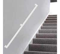 1 ft 20ft moderno metallo ringhiera scala nero/bianco/oro corrimano in ferro battuto per interno/esterno balaustre a parete per scale balconi e spazi loft
