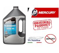 1 FUSTO 4 LT OLIO MOTORE ORIGINALE MERCURY fuoribordo MARINE 4-STROKE 25w40