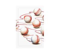 1 Gang Placca da parete vuota Placca decorativa, Giocando a Baseball Luce Interruttore Copertura per Camera da Letto Soggiorno Decor