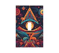 1 Gang Singolo Interruttore A Levetta Placca Da Parete Piastra Decorativa, Magic Array Occhi Copertura Interruttore Della Luce per Camera Da Letto Soggiorno Decor