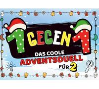 1 GEGEN 1 - Das coole Adventsduell für 2: Lustige 24 Rätselspiele mit Stift & Papier für Zwei - Perfekt zum Verschenken für Freunde, Geschwister, Paare oder Eltern - Mitmach Adventskalender