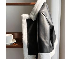 1 Giacca con colletto in pile carina e calda per ragazzini, adatta per outfit per bambini, ritorno a scuola, divisa scolastica, adatta per tenersi al caldo, adatta per il ritorno a scuola, adatta per 