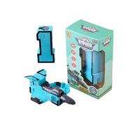 (1) Giocattolo robot di trasformazione Coltiva la creatività Numero Deformazione Giocattolo Assemblaggio