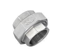 1 giunto di unione in acciaio inossidabile 304 - raccordo for tubi con filettatura femmina (da 1/4" a 2") for connessioni durevoli(DN10)