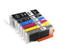 1 Go Inks Set di 6 Cartucce d'inchiostro per sostituire PGI-550 & CLI-551 compatibile / non-OEM per Stampanti PIXMA (6 Inchiostri)