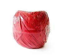 1 Gomitolo di Spago Naturale Per la Rilegatura degli Arrosti tit. Ø 2/4 Rosso