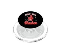 #1 - Grafica con dita in schiuma per insegnanti numero uno al mondo PopSockets PopGrip per MagSafe