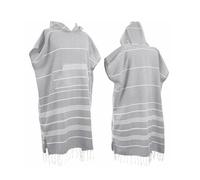 1 grande asciugamano in cotone turco, poncho da surf, vestaglia con cappuccio e tasca frontale, asciugamano portatile assorbente, asciugamano da spiaggia con cappuccio, per adulti, uomini, donne, surf