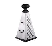 1 grattugia multiuso in metallo per formaggio, in acciaio inox, a 4 lati, per verdure, adatta per cucine da ristorante (L)