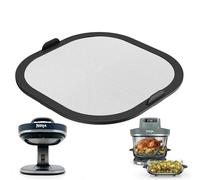 1 griglia paraspruzzi in acciaio inox per Ninja Crispi Pro AS101, compatibile con AS1015.7L e contenitore in vetro da 2,4L, per Ninja Crispy Pro