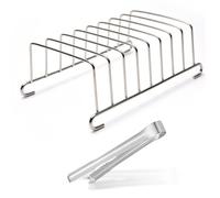 1 Griglia Per Toast, 1 Pinza Per Pane Magnetica, Griglia Per Toast Per Friggitrice Ad Aria, Griglia Per Toast, Griglia Per Toast In Acciaio Inossidabile