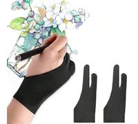 1 Guanto antitacto per pittura a doppia dita, utilizzato per disegnare con tablet, adatto per l uso in ll aperto, per feste di pittura senza toccare le mani, articoli scolastici L,M,S,L/2 PZ,