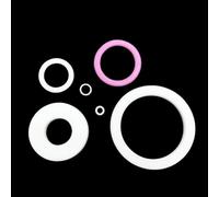 1 guarnizione in ceramica di allumina resistente alle alte temperature | Guarnizione isolante O-ring for applicazioni industriali(8.2 * 25 * 5mm)