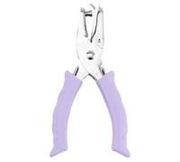 1 Hole Punch Tool - Heavy Duty Paper Puncher, 1/4 Inch Precision Soft Grip for School, Office, Crafting, DIY Projects, Scrapbook Cardstock, Classroom and Home Supplies, Sturdy Metal Design, Easy Hand