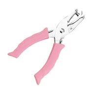 1 Hole Punch Tool - Heavy Duty Paper Puncher, 1/4 Inch Precision Soft Grip for School, Office, Crafting, DIY Projects, Scrapbook Cardstock, Classroom and Home Supplies, Sturdy Metal Design, Easy Hand