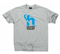 #1 Hooli Logo T-Shirt Silicon Valley Serie TV Pied Piper Maglietta Fan Geek