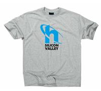 #1 Hooli Logo T-Shirt Silicon Valley Serie TV Pied Piper Maglietta Fan Geek