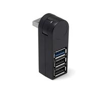 1 hub USB 2.0/3.0 ad alta velocità multi sdoppiatore USB a 4 porte espansore USB multipla accessori per computer portatile PC (colore: nero)
