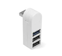 1 hub USB 2.0/3.0 ad alta velocità multi sdoppiatore USB a 4 porte espansore USB multipla accessori per computer portatile PC (colore: bianco)