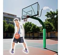 1 imbottitura per bastoni da basket - Adatto a pali da 10,2 cm a 20,3 cm, protezione per tutte le stagioni, imbottitura durevole per basket indoor e outdoor, maggiore sicurezza e assorbimento degli