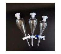 1 imbuto di separazione a forma di pera in vetro da laboratorio con pistone in vetro/PTFE da 60/125/250/500/1000 ml(500ml Type-2)