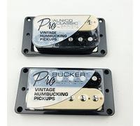 1 Impostare Alnico Chitarra Elettrica Zebra Humbucker Pickups Con Cablaggio Pro Pickup chitarra elettrica (Color : BK without Wiring)