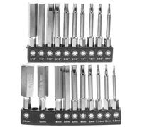 1 Impostare Bit trapano set Assortimento esagonale Bit di trapano a poca