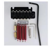 1 Impostare La Chitarra Elettrica Tremolo Bridge Tremolo System Brass Sella E Ottone Base Black Black Sostituzione delle parti ponte