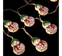 1 Impostare l'ornamento della stringa a led cornica di cornica leggera di xmas