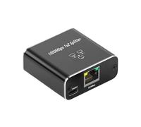 1 In 2 3 4 Out 1000Mbps Adattatore di Rete Internet Con RJ45 Uscite Gigabit Splitter Per PC USB C Power