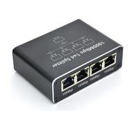 1 In 2 3 4 Out 1000Mbps Adattatore di Rete Internet Con RJ45 Uscite Gigabit Splitter Per PC USB C Power