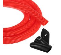 1 Inch 10ft Guaina Tubolare Fessurata, Protettore Flessibile Per Cavi, Rosso
