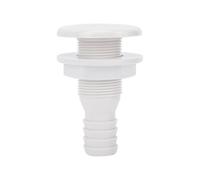 1 Inch ABS Plastic Boat Body Durable Lightweight Bottom Yacht Bilge Drain Vent Accessory for Marine Use