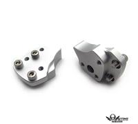 1 Inch Anteriore Argento Manubrio Alzata Distanziatori Kit Per 2001-2005 Yamaha