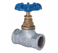 1 Inch BSP inline diretto run cast iron valvola a vite valvolaflusso d'acqu