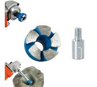 1 Inch Durable Mini Flat Grinding Head，Mini Diamond Grindings Heads, Diamond Flat Grinding Head for Angle Grinder Tool, Flattening, Deburring and Polishing, for Stones, Concrete (1 Inch 1.57 in)