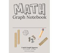 1-Inch Graph Paper Notebook for Kids | 1st Grade Math, Charlotte Mason Arithmetic, Handwriting & Tracing Practice: Homeschool & Classroom Friendly | ... for Arithmetic, Graphing, and Writing Skills