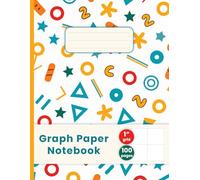 1 Inch Graph Paper Notebook for Kids Math - Large Grid Squares for Homeschool and Learning: Math Graphing Paper for Counting, Geometry, and Practice - Educational Notebook for Students and Parents