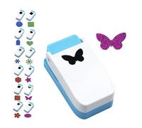 1 Inch Square Punch, 2025 New 1 Inch Squares Paper Punch, Craft LeverPunch, 12 Shapes for DIY Handicrafts, Cardboard/Corrugated Paper/Aluminum Sheet/Copper Sheet (Style 8)