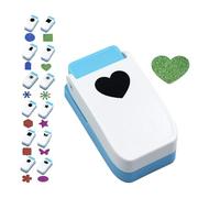 1 Inch Square Punch, 2025 New 1 Inch Squares Paper Punch, Craft LeverPunch, 12 Shapes for DIY Handicrafts, Cardboard/Corrugated Paper/Aluminum Sheet/Copper Sheet (Style 6)