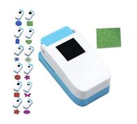 1 Inch Square Punch, 2025 New 1 Inch Squares Paper Punch, Craft LeverPunch, 12 Shapes for DIY Handicrafts, Cardboard/Corrugated Paper/Aluminum Sheet/Copper Sheet (Style 1)