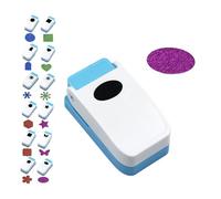 1 Inch Square Punch, 2025 New 1 Inch Squares Paper Punch, Craft LeverPunch, 12 Shapes for DIY Handicrafts, Cardboard/Corrugated Paper/Aluminum Sheet/Copper Sheet (Style 3)