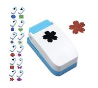 1 Inch Square Punch, 2025 New 1 Inch Squares Paper Punch, Craft LeverPunch, 12 Shapes for DIY Handicrafts, Cardboard/Corrugated Paper/Aluminum Sheet/Copper Sheet (Style 11)