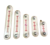 1 indicatore di livello del liquido - Scala King con marchio olio lungo for misurazione accurata del liquido, spaziatura dei fori 50-80-100-125-160 mm(125mm)