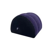 1 Inflatable Semi-Circular Pillow, Suitable for Leg And Back Support, with a Comfortable Velvet Surface